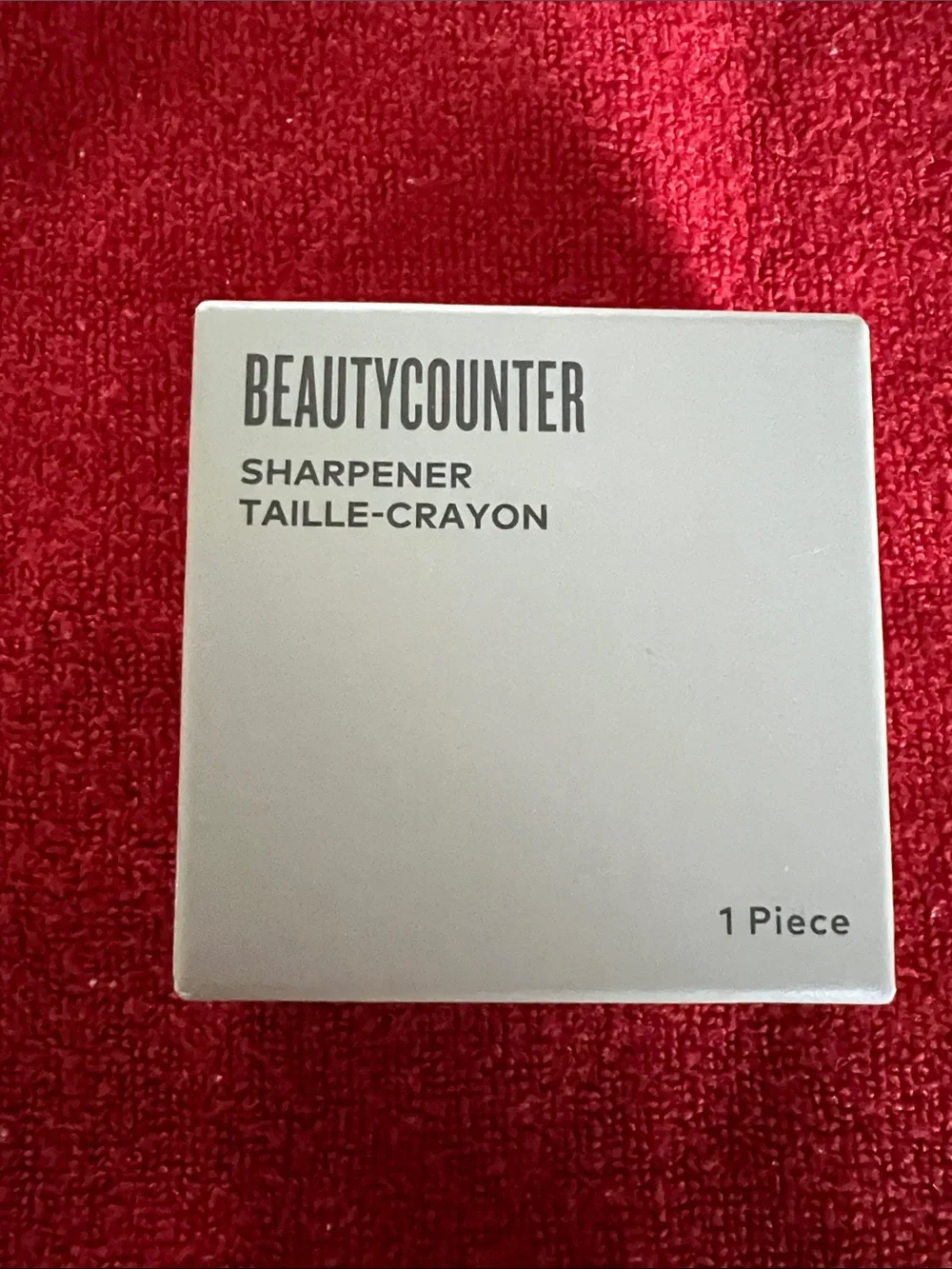beautycounter Compact Pencil Sharpener in White